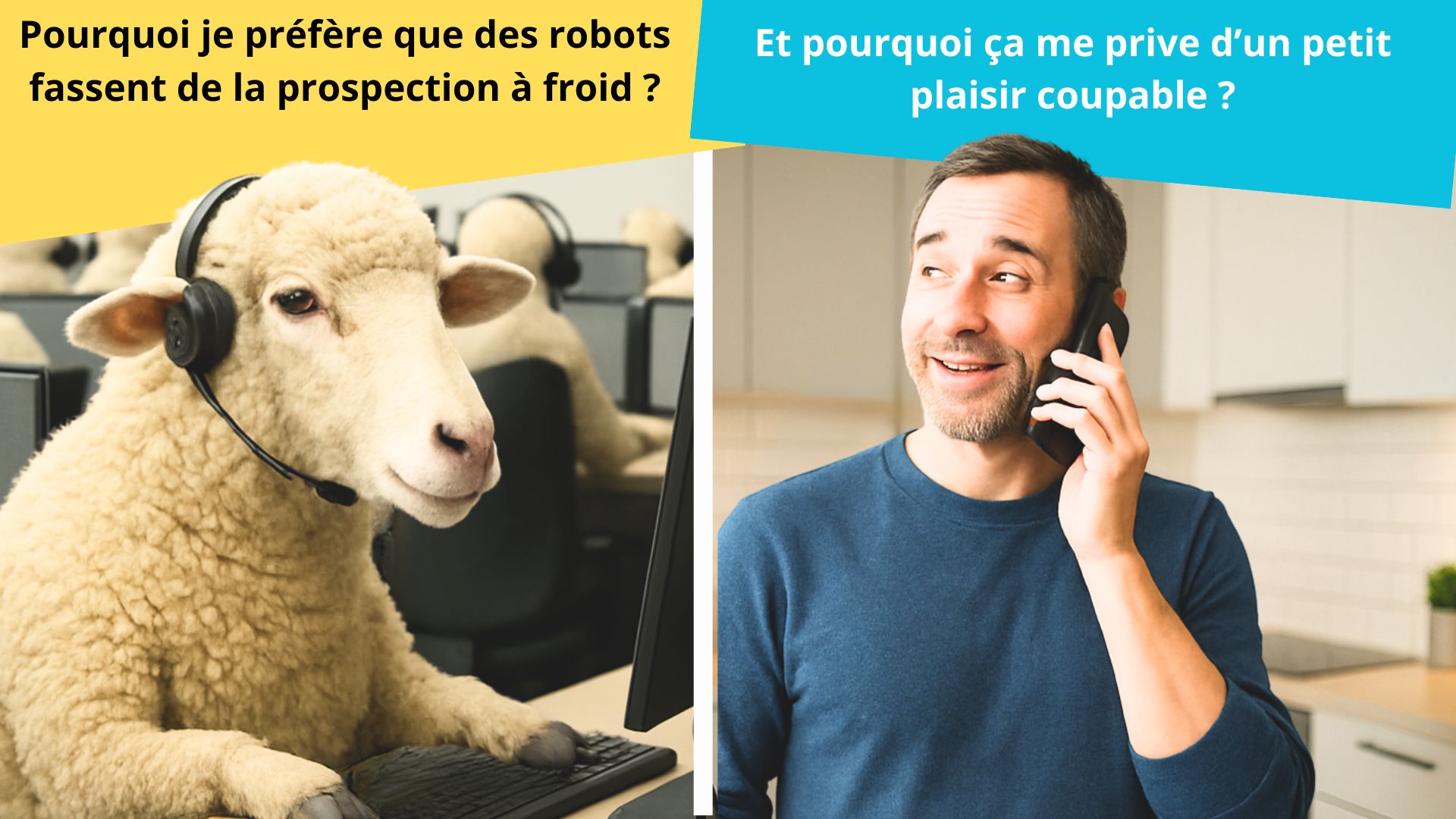 Pourquoi je préfère que les robots fassent de la prospection à froid – Et pourquoi ça me prive d’un petit plaisir coupable